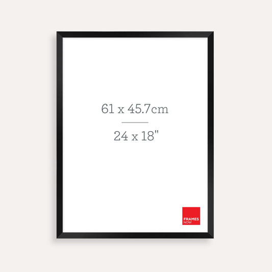 Premium Matte Black Box Picture Frame for 61 x 45.7cm Artwork