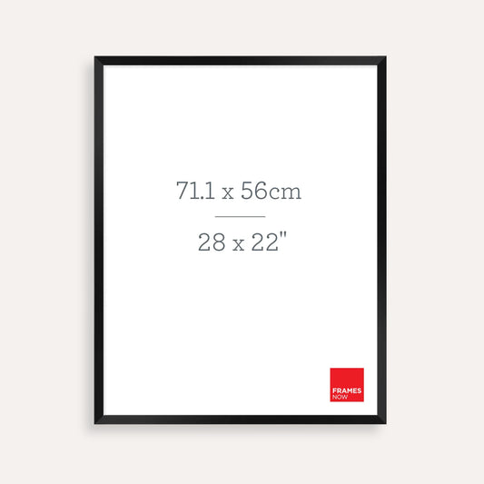 Premium Matte Black Box Picture Frame for 71.1 x 56cm Artwork