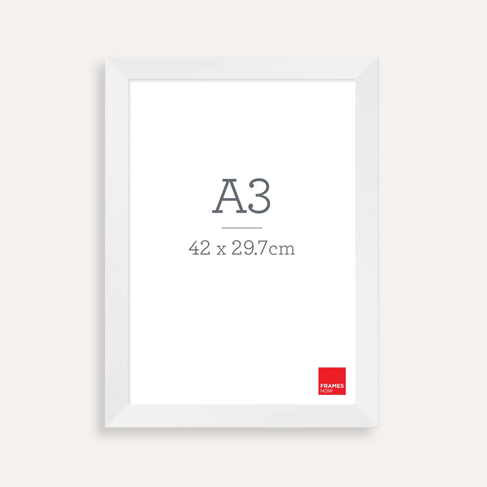 Premium Matte White A3 Picture Frame – Clean, Minimalist Display for Art, Prints & Certificates