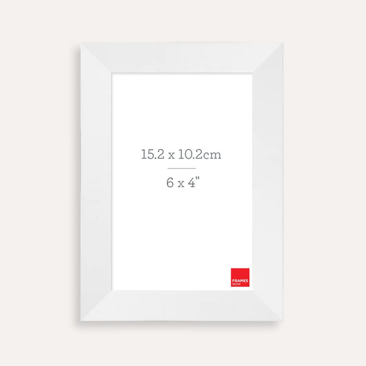 Premium Matte White Box Picture Frame for 15.2 x 10.2cm Artwork