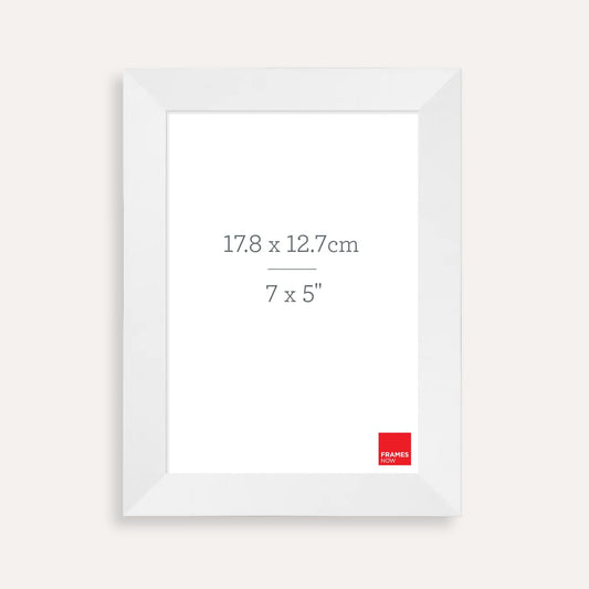 Premium Matte White Box Picture Frame for 17.8 x 12.7cm Artwork