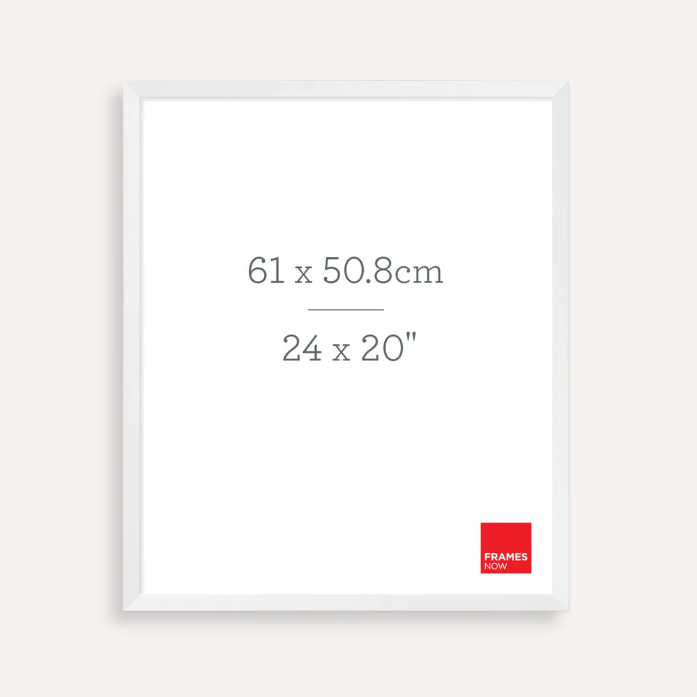 Premium Matte White Box Picture Frame for 61 x 50.8cm Artwork