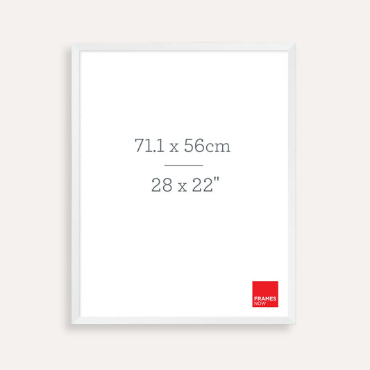 Premium Matte White Box Picture Frame for 71.1 x 56cm Artwork
