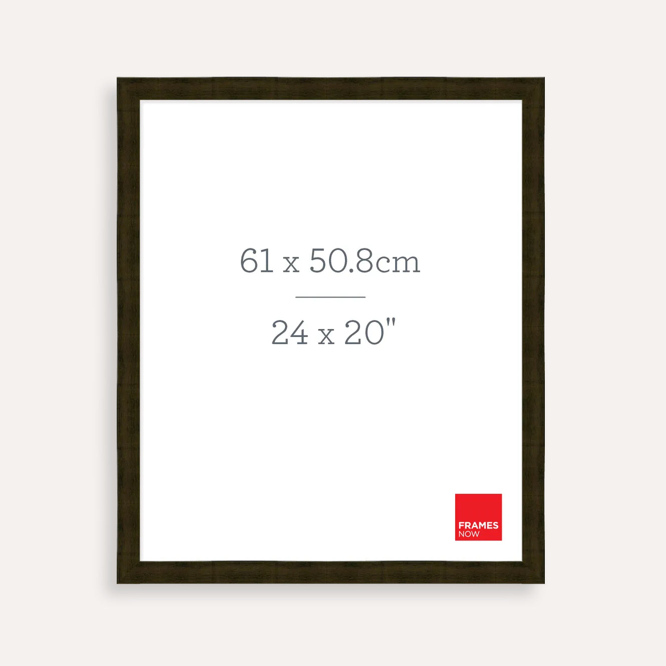 Premium Mocha Timber Finish Picture Frame for 61 x 50.8cm Artwork