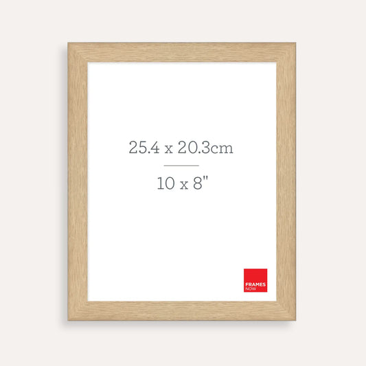Premium Natural Oak Picture Frame for 25.4 x 20.3cm Artwork