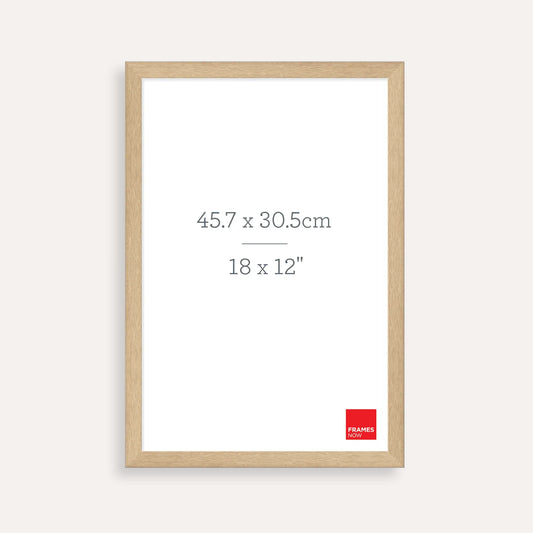 Premium Natural Oak Picture Frame for 45.7 x 30.5cm Artwork