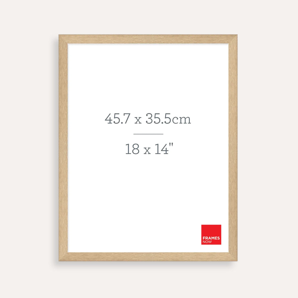 Premium Natural Oak Picture Frame for 45.7 x 35.5cm Artwork