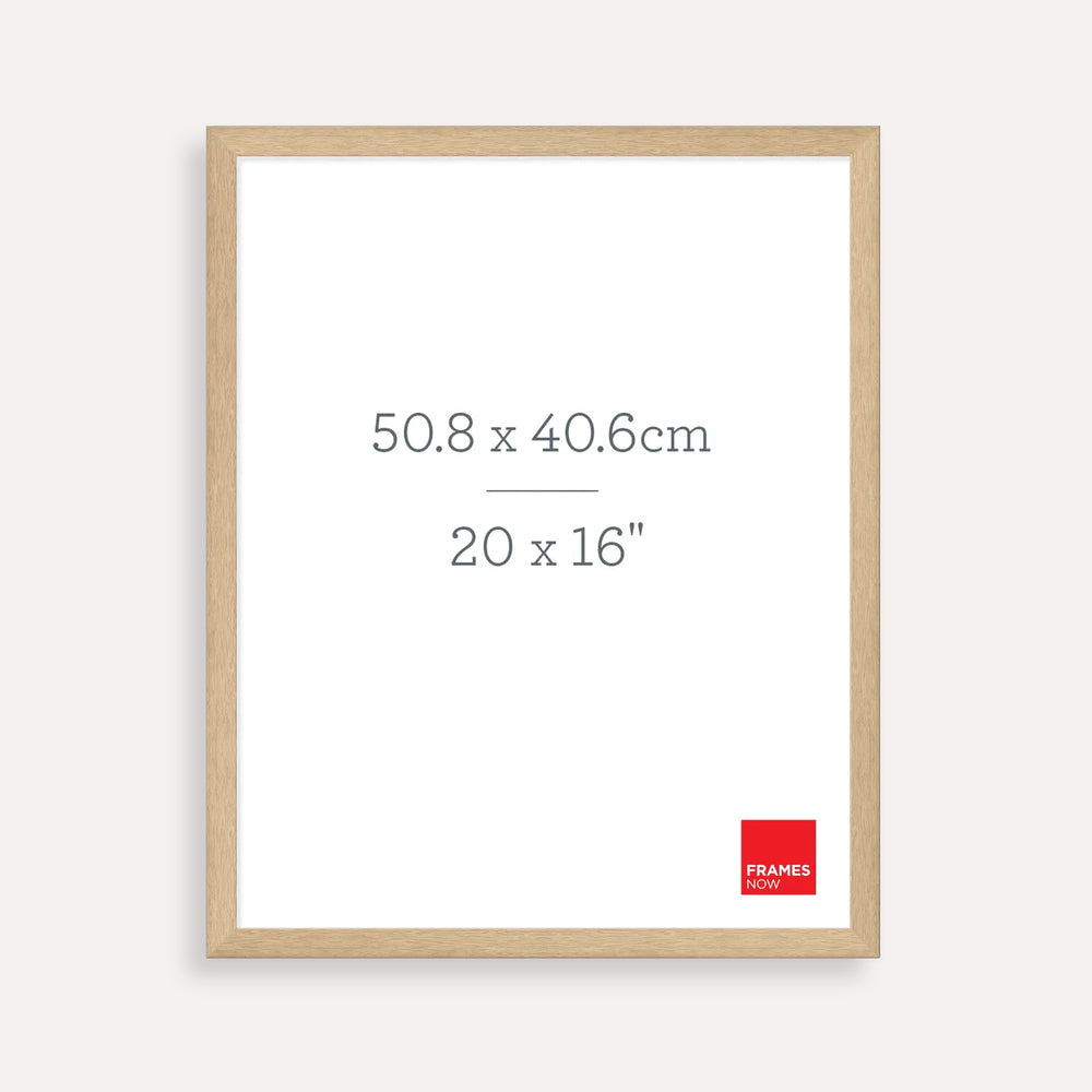 Premium Natural Oak Picture Frame for 50.8 x 40.6cm Artwork