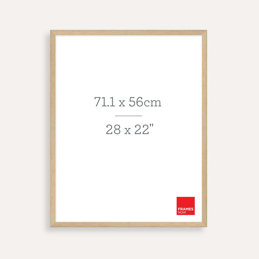 Premium Natural Oak Picture Frame for 71.1 x 56cm Artwork