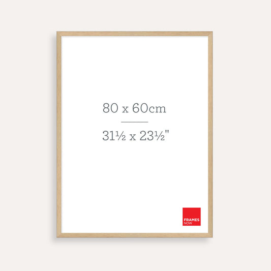 Premium Natural Oak Picture Frame for 76.2 x 50.8cm Artwork