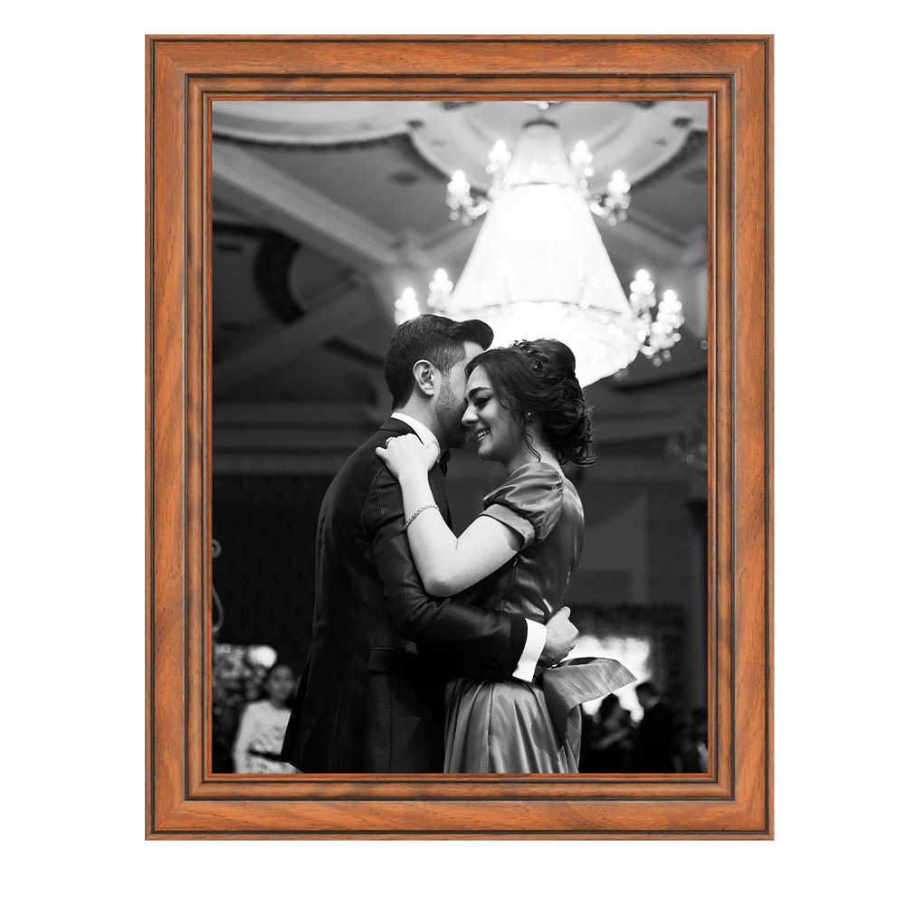 Premium Traditional Walnut A2 Picture Frame – Classic Walnut Frame for Art, Photos & Prints