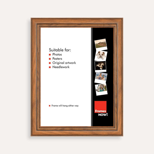 Premium  Traditional Walnut Picture Frame for 76.2 x 50.8cm Artwork