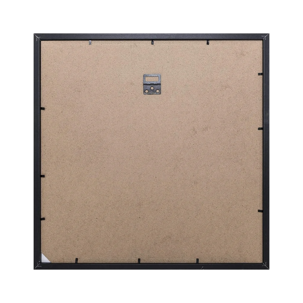 Black Shadow Box Square Picture Frame with Matboard for 20.3 x 20.3cm Artwork
