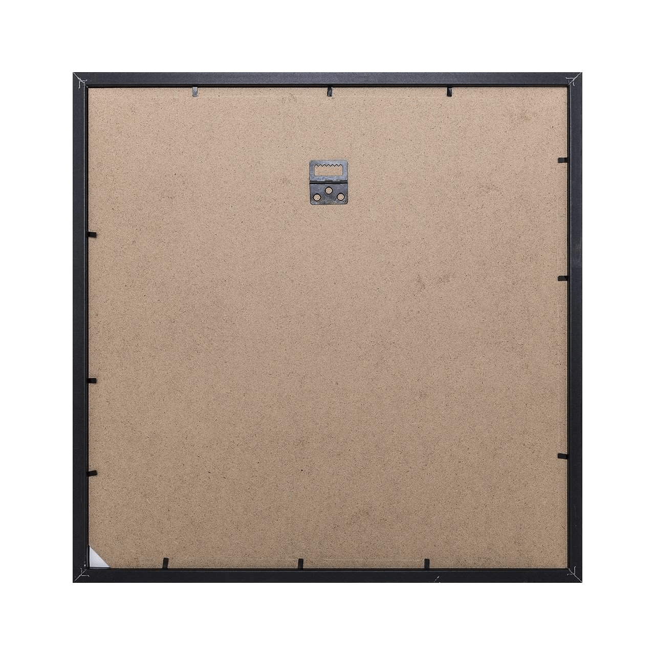 Black Timber Finish Shadow Box Square Picture Frame with White Matboard for 30.5 x 30.5cm Artwork