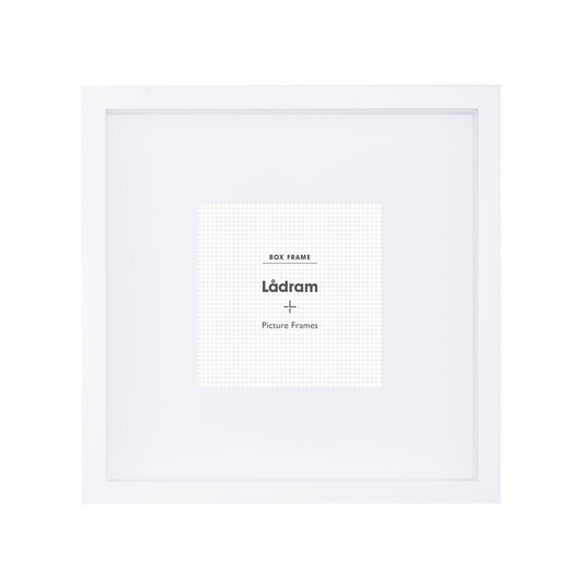 White Shadow Box Picture Frame for 15.2 x 15.2cm Artwork  $21.90