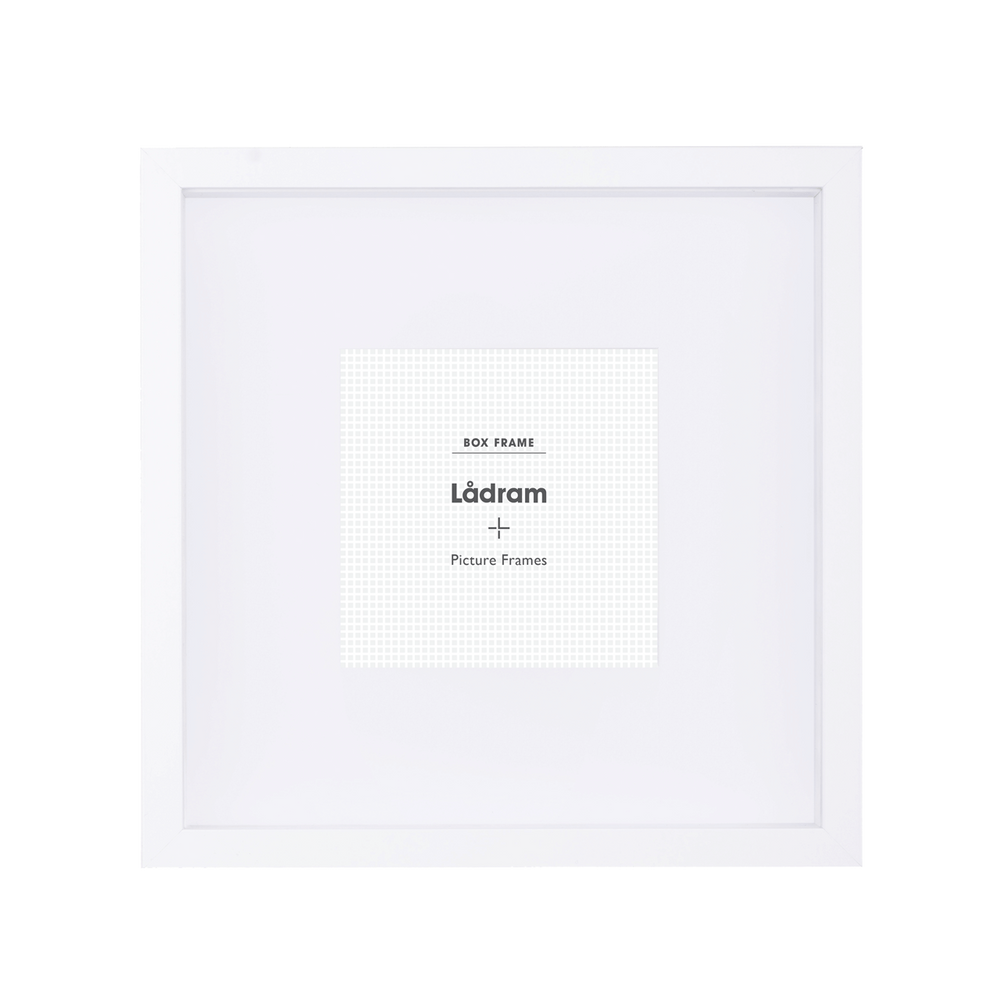 White Shadow Box Picture Frame for 15.2 x 15.2cm Artwork  $21.90