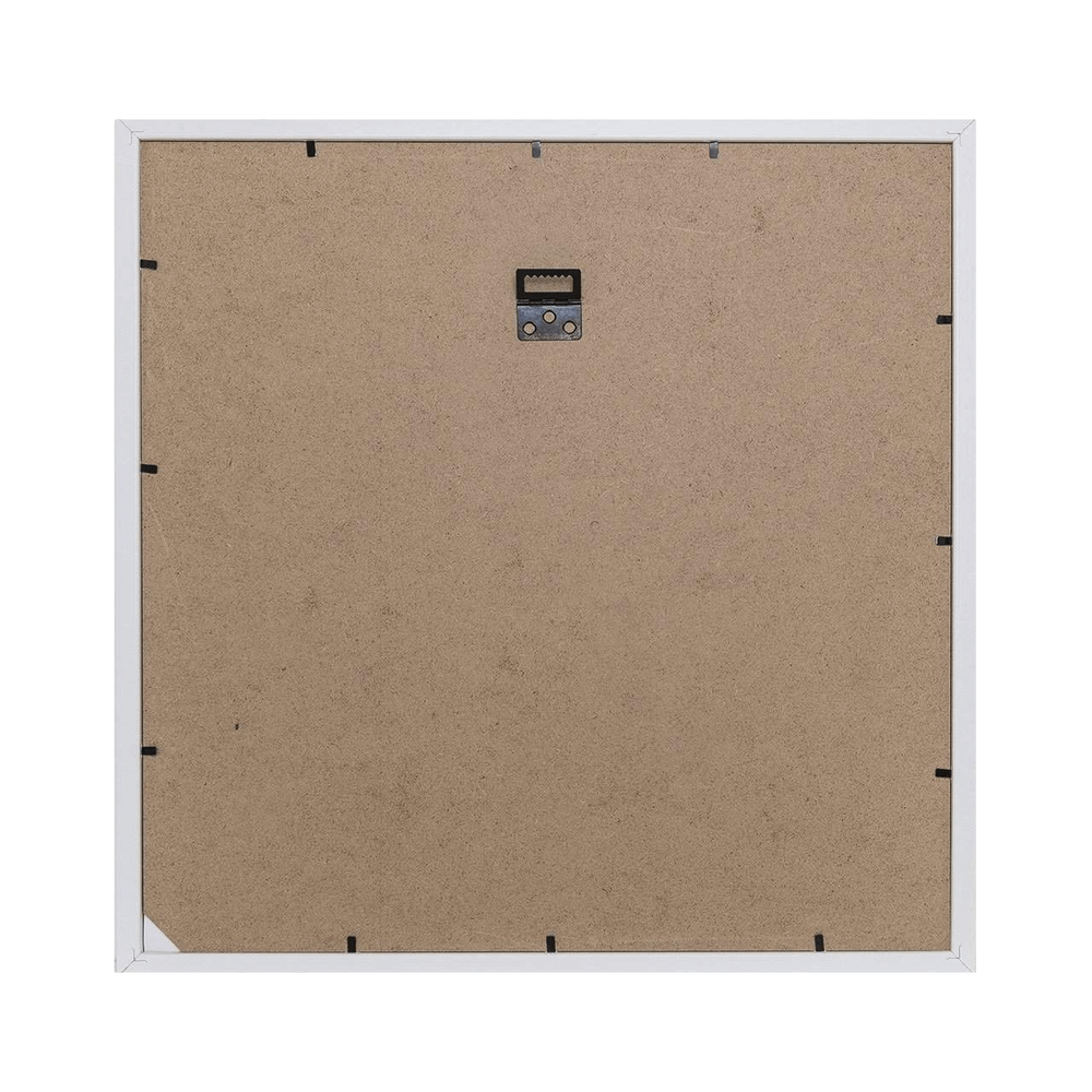 Matte White Shadow Box Square Picture Frame With Matboard for 30.5 x 30.5cm Artwork