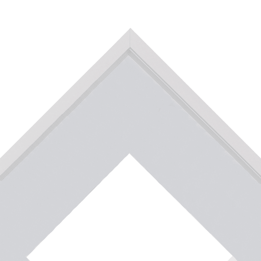 Matte White Shadow Box Square Picture Frame With Matboard for 30.5 x 30.5cm Artwork