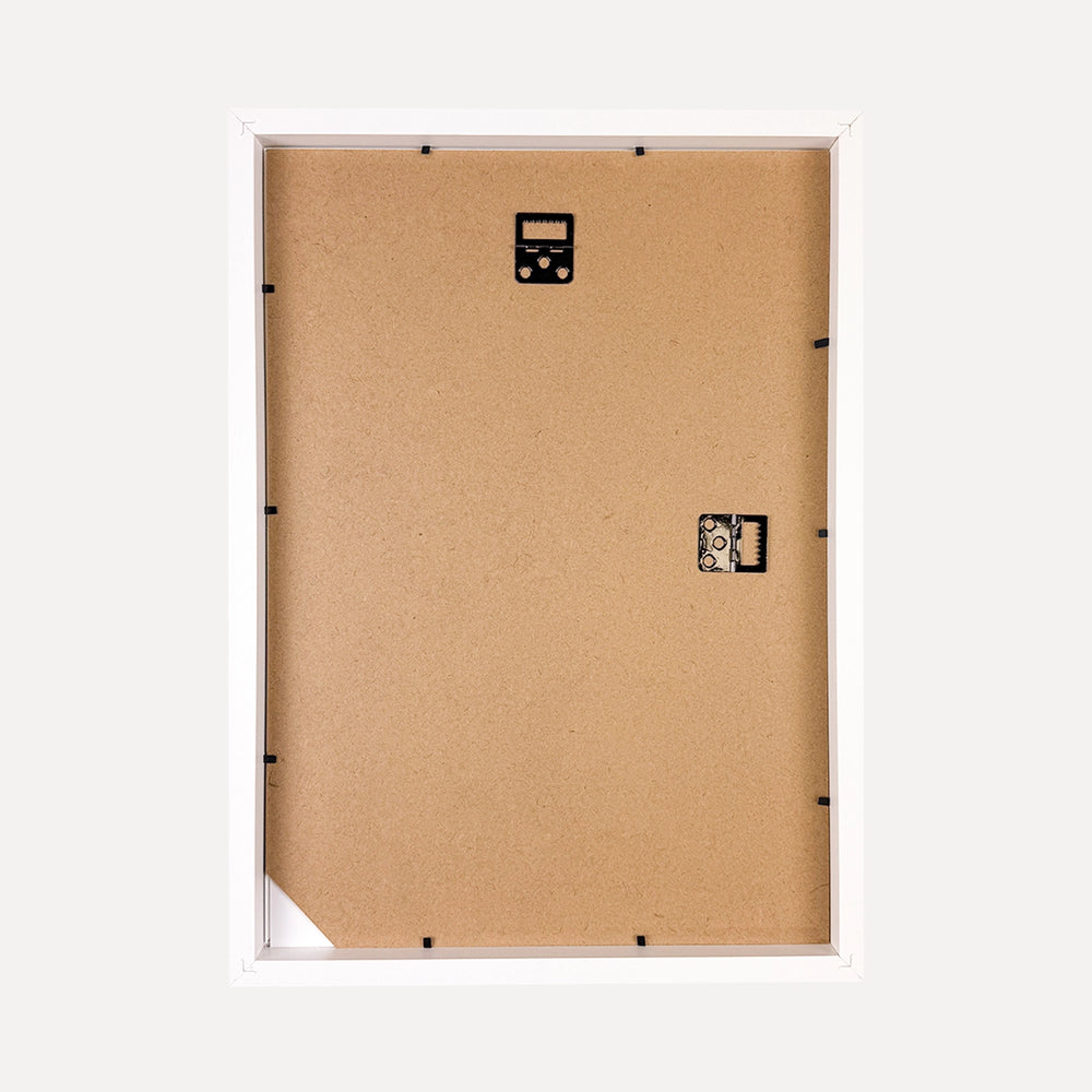 Linear Matte White Picture Frame for A3 Artwork