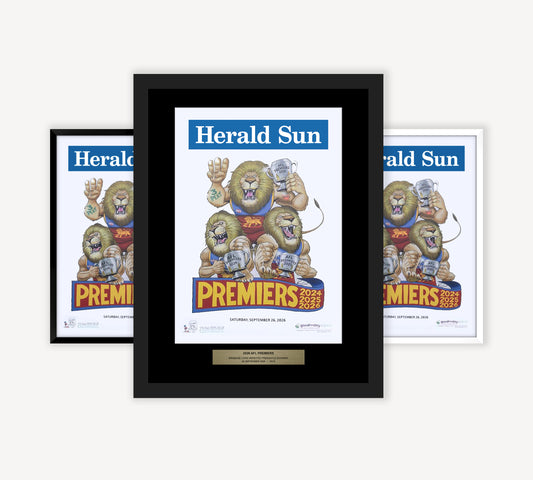 2026 Brisbane Lions Premiership Poster Frame