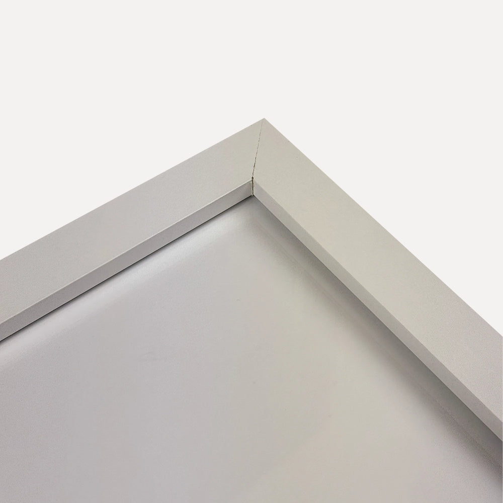 Linear Matte White Picture Frame for A3 Artwork
