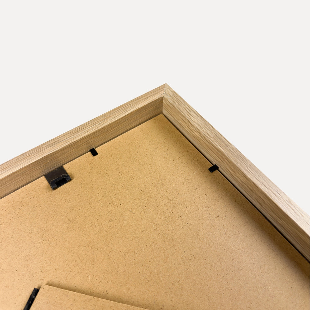 Linear Natural Finish Picture Frame for A4 Artwork