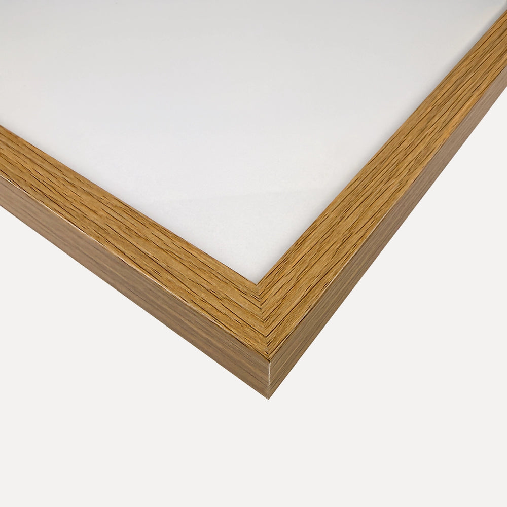 Linear Natural Finish Picture Frame for 40 x 30cm Artwork