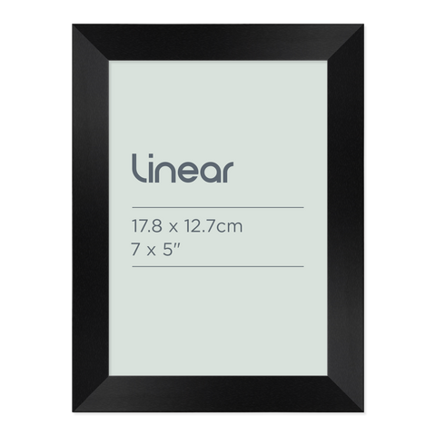 Linear Black Picture Frame for 17.8 x 12.7cm Artwork