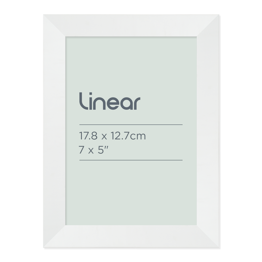 Linear White Picture Frame for 17.8 x 12.7cm Artwork