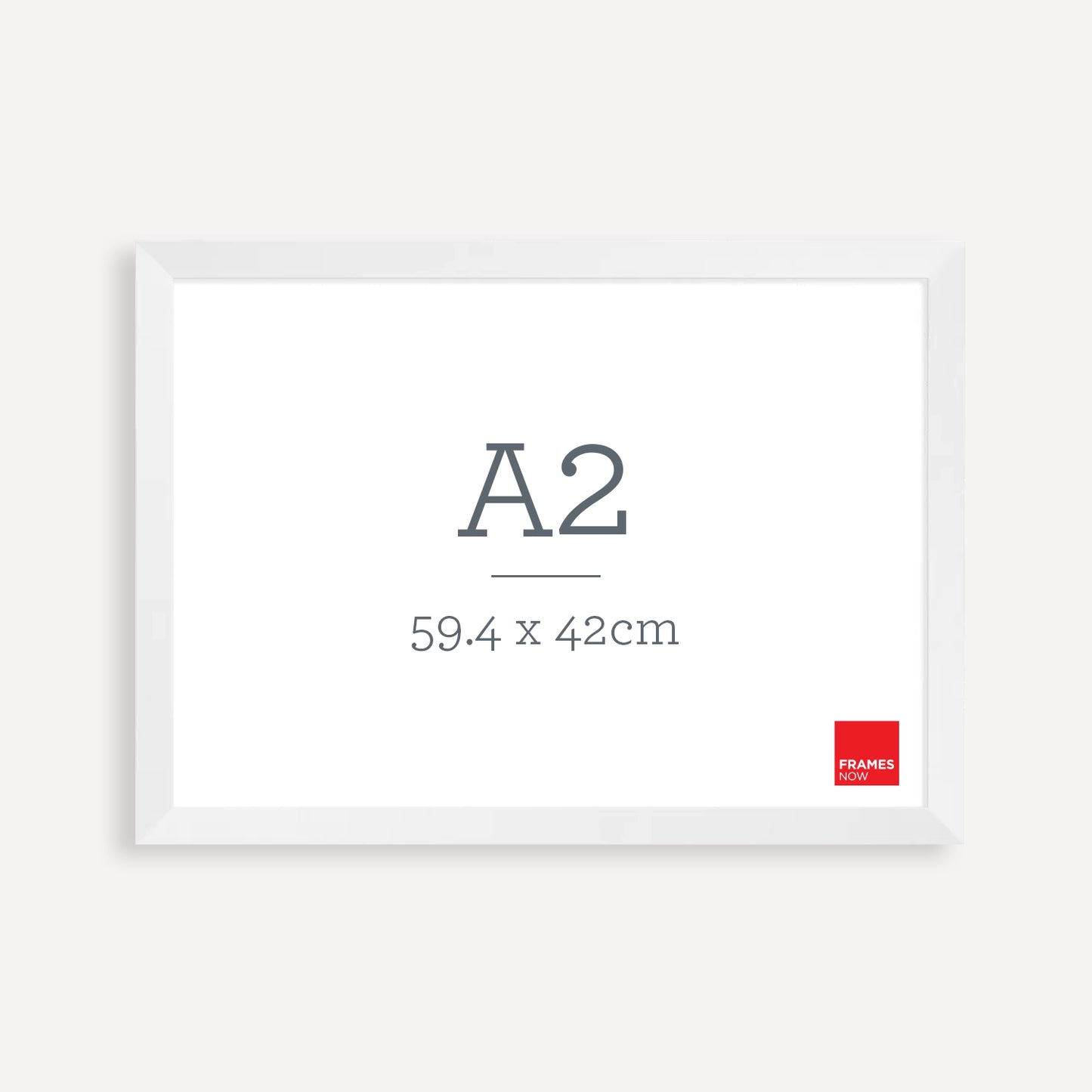 Premium Matte White A2 Picture Frame – Elegant Simplicity for Artwork, Photography & Prints