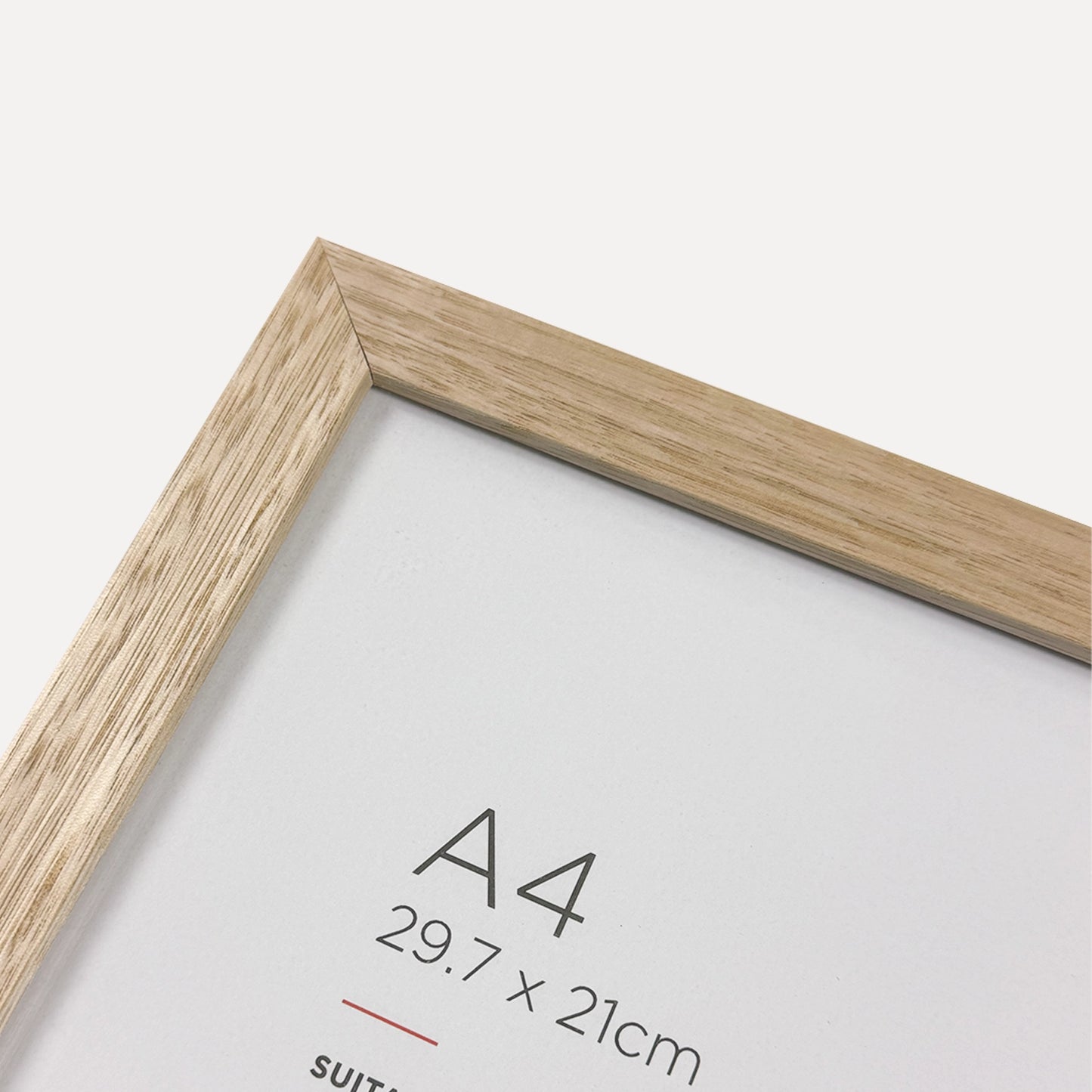 Premium Natural Oak Picture Frame for A4 Artwork