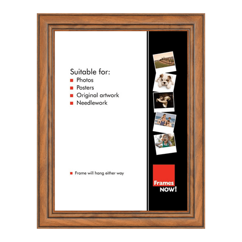 Premium Traditional Walnut Picture Frame for 45.7 x 30.5cm Artwork